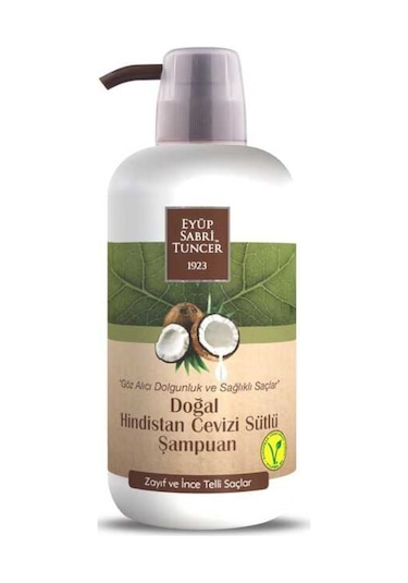 Eyüp Sabri Tuncer Doğal Hindistan Cevizi Sütlü Şampuan 600 ML