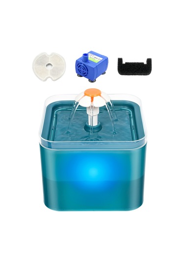 Mufunye Led Işıklı 3 Farklı Su Modlu 2l Kedi Ve Köpek Çeşmesi - Sessiz Pompa Ve Filtreli Diğer