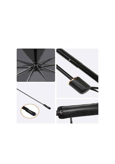 Oto Araba Güneşlik Şemsiye Tip Ön Cam Güneş Önleyici Katlanabilir 140cm X 75cm