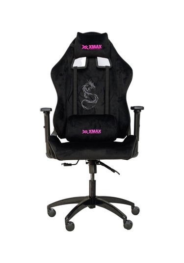 Rio Black Balerion Komple Baby Face Terletmez Kumaş Siyah/fuşya Profesyonel Oyuncu Koltuğu