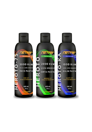 Netfer 3'lü Pasta Set - 3x100 Ml