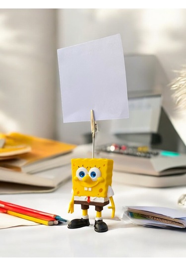Sunger Bob Fotoğraf Not Tutacağı Hediyelik Not Tutucu Sarı