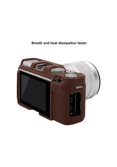 Puluz Soft Silicone Protective Case For Fujıfılm X-a3 / X-a10 Coffee