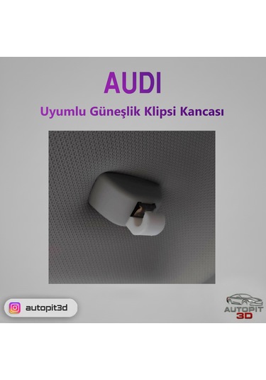 Audı Uyumlu Güneşlik Klipsi / Kancası Güneşlik Klipsi