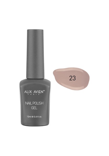 Alix Avien Uv Kalıcı Toprak Nude Jel Oje 23 Gel Polish 12 Ml