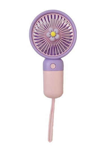 Taşınabilir Karikatür El Tipi Küçük Fan 56z0vz Mor