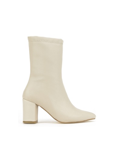 Ziya, Kadın Topuklu Bot 1531044z4006 Bej 1531044z4006 340 Bej