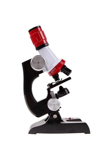 Triline Eğitici  Mikroskop Kiti Zoom Led Işıklı 100x 400x 1200x