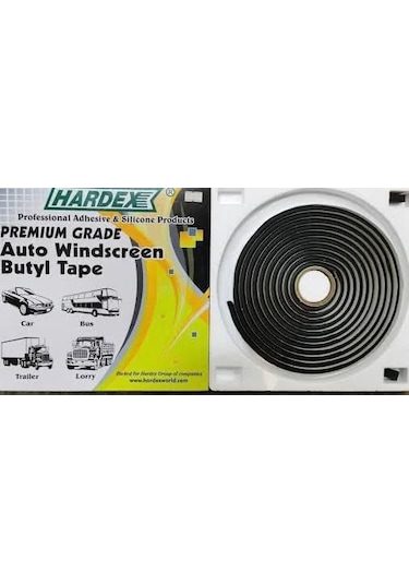 Hardex Far Cami Yapiştirici Butyl 4.57 Metre 9 Mm Kutulu