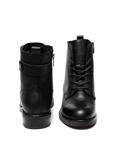 Greyder 29240 Kadın Siyah Hakiki Deri Bot 001