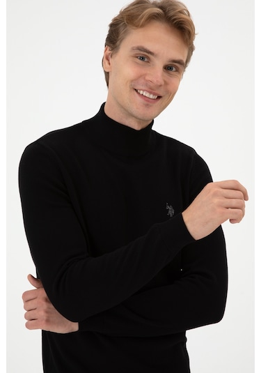 U.s. Polo Assn. Erkek Siyah Kazak /triko 50313712-vr046 Siyah