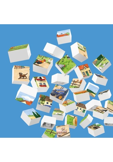Hubelino 35 Parça Puzzle Çiftlik Hayatı 410184