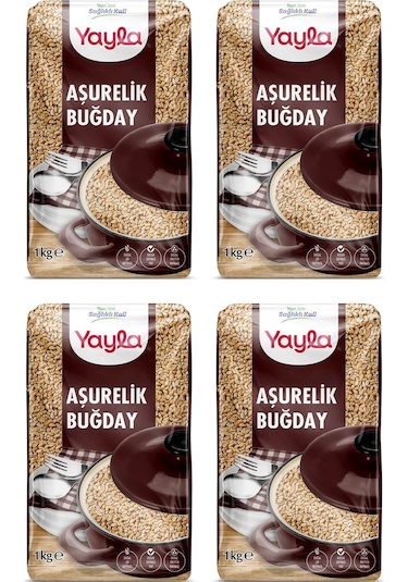 Yayla Bakliyat Aşurelik Buğday 1 Kg X 4 Adet
