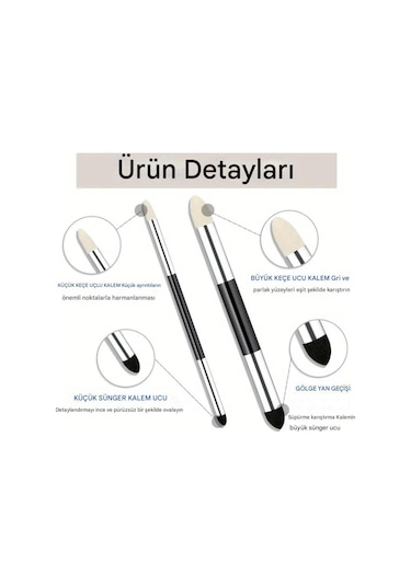 Eskiz Sünger-keçe Silgi, Yıkanabilir, Kara Kalem Silgi, Gölgelendirme, Porselen Boyama-2 Adet