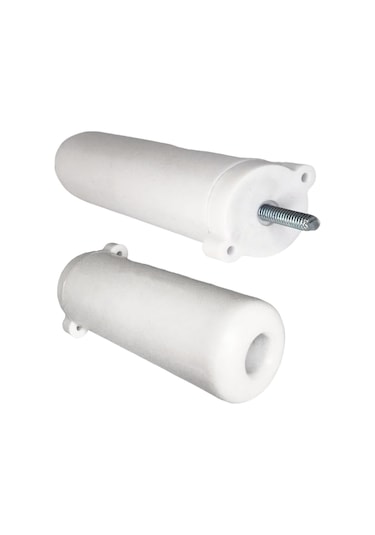 8 Adet Ayarlı Destek Ayağı 13 X 19 Cm Beyaz Gizli Ayak Mobilya Kanepe Baza Koltuk Dolap Tv Ünitesi