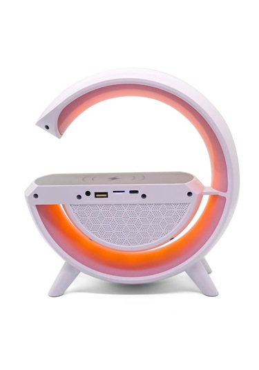Bukrem Store G-speaker Bt-2301 Rgb Işıklı Kablosuz Şarjlı Bluetooth Hoparlör + Fm / Tf / Aux