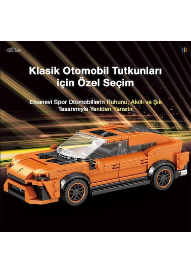Reobrix Creator 690 Lamborghini Urus Suv Araba Yaratıcı Yapı Blok Seti Building Blocks - 408 Parça