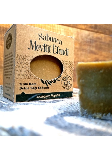 Sabuncu Mevlüt Efendi Ham Defne Yağı Sabunu 100 G