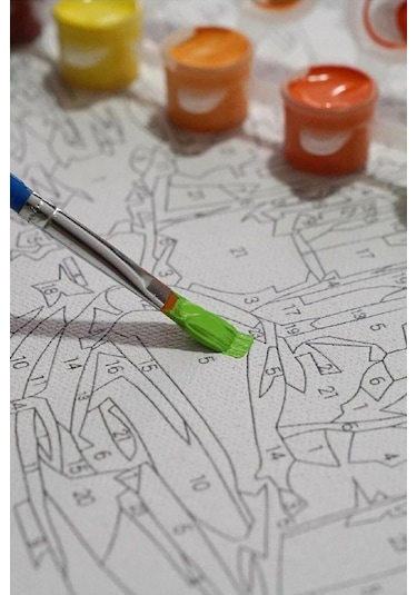 Sayılarla Boyama Tuval Seti 40x50 Cm - İlkbahar