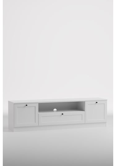 Terra Tv Ünitesi 160x46x35 Cm Beyaz - Modern Tasarım