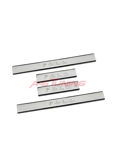 Volkswagen Polo 6R Krom Kapı Eşiği 2009 2017 4Kapı Paslanmaz Çeli N11.458