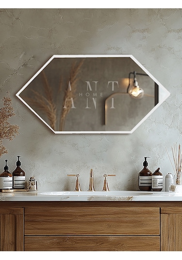 Ayna, Duvar Aynası, Konsol Aynası, Holl Aynası, Dekoratif Ayna Beyaz