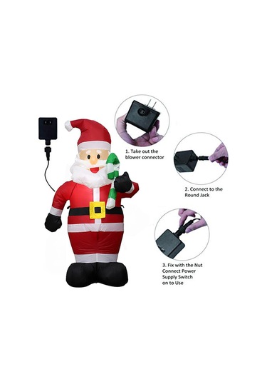 Şişirilebilir Noel Süslemeleri 4 Ft Çok Renkli