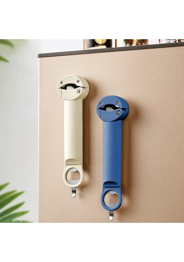 Siyah Çok Fonksiyonlu Geri Çekilebilir Açıcı Aracı Yeni Kavanoz Şişe Açacağı Ayarlanabilir Konserve Açacağı Siyah