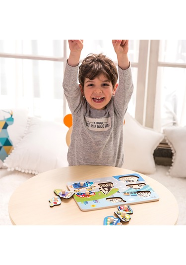 Classic World Ahşap Trafik  Yapboz