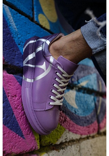 Ch254 - Cbt Pittura Erkek Ayakkabı 490 Mor/ Koyu Mor V Çok Renkli Ch254 - Cbt Pittura Erkek Ayakkabı 490 Mor/ Koyu Mor V Çok Renkli