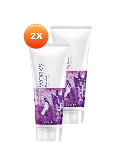 Footworks Lavanta Özlü Ayak Kil Maskesi 2 x 75 ML