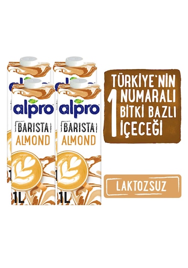 Alpro Barista Badem Sütü 4 x 1 L
