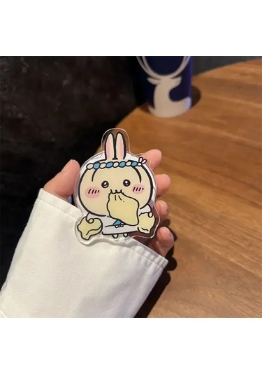 Goldenqian Kore Komik Karikatür Sevimli Chiikawa Magsafe Manyetik Braketi Standı Tutucu Iphone Evrensel Katlama Kavrama Tok Drama Takip Artefakt A A