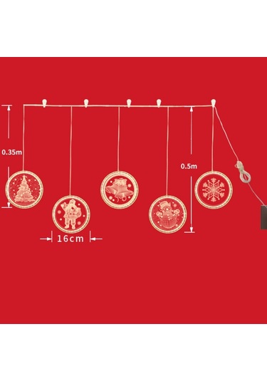 Led Dize Işıklar Noel Dekorasyon Işıkları Tatil Dekorasyon Perdeleri Usb Işıkları, Stil: Uzaktan Kumanda Diğer
