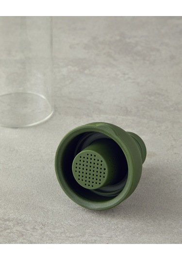 Boty Borosilikat Detoks Şişe 450 Ml Yeşil