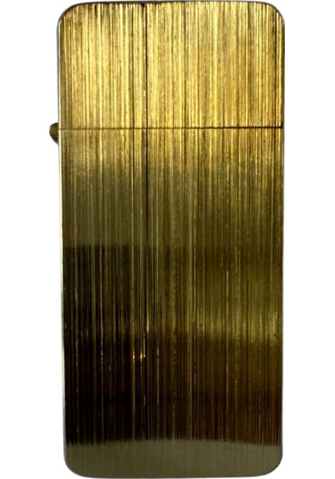 Premiumquality Fırçalı Gold Metal Benzinli Çakmak - Tr8667