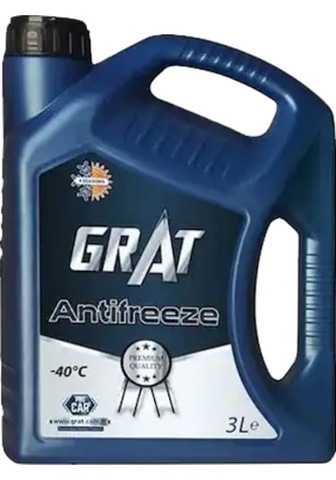 Grat Premium Mavi Antifriz 3 Lt Konsantre -40 Derece