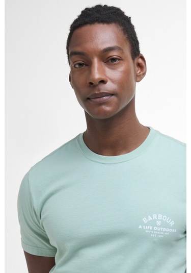 Barbour Cranmer Logo T-shirt Gn12 Pale Apple Gn12 Pale Apple