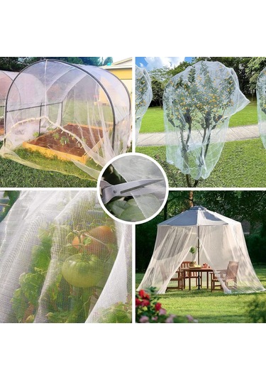 Suofeng 2.5x10 Metre Bahçe Koruma Ağı - Sebze, Meyve Ve Çiçek Bitkileri İçin Koruyucu Örtü Ağı 8ft X 33ft