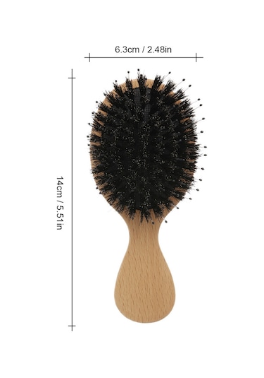 Cbtx Profesyonel Anti-Statik Ahşap Saç Masaj Fırçası