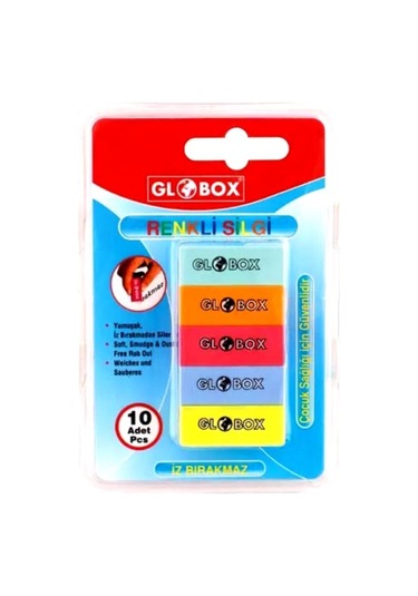 Mini Renkli Silgi Seti 10 Lu 25001695
