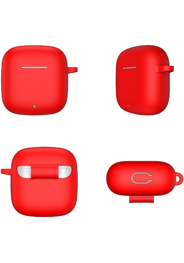 Huawei Freebuds Se 2 Uyumlu Yumuşak Silikon Kılıf+kanca Açık Mavi