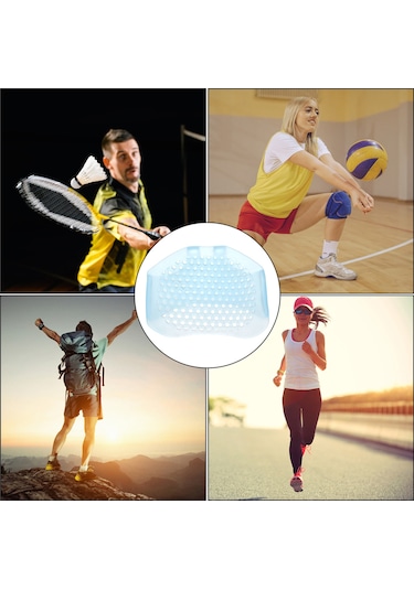 Moveevo Ön Ayak Halluks Valgus Düzeltici Mavi Nefes Alabilir Silikon 2 Çift