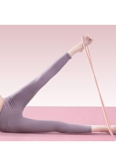 Suntek 8 Saplı Direnç Bandı Taşınabilir Egzersiz Antrenman Pembe 35 Lbs