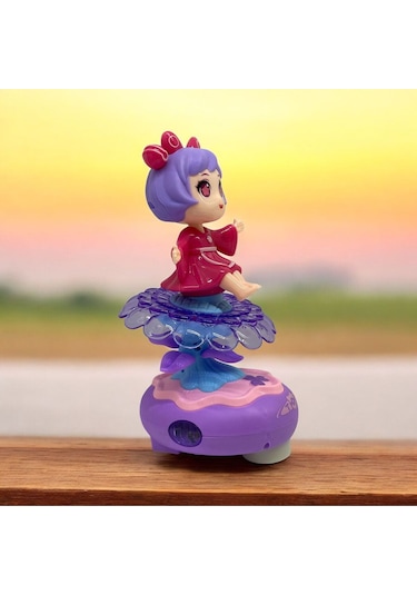 Rotate Petal Girl Işıklı Müzikli Haraketli Oyuncak