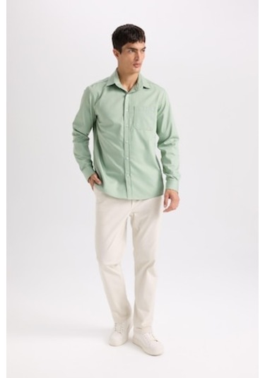 DeFacto Regular Fit Normal Kesim Yazlık Düz Paça Chino Kanvas Pantolon D7349AX25SPBG779