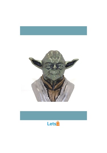 Yoda Büst Star Wars Koleksiyonu İçin Detaylı Polyester Figür 1 Adet