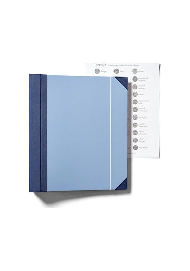 Tuomeng Dosya Saklama Çantası Folyo Cep Katlanır Dosya Çantası Cep Akordeon Saklama Bağlayıcı Mavi