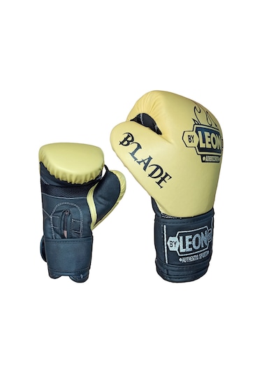 Aksaspor Leon Blade Training Boks, Kick Boks Ve Muay Thai Eldiveni Sarı