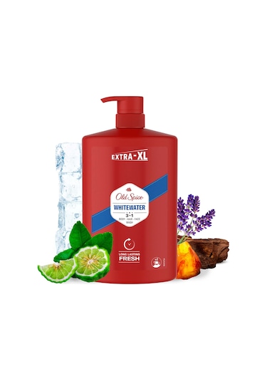 Old Spice Whitewater Erkekler İçin Duş Jeli Ve Şampuan 1 L